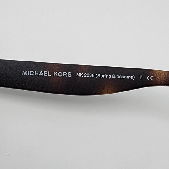 Michael Kors MK2038 Spring Blossoms 32076G Tortoise Frame Silver Lens Sunglasses - Picture 9 of 14
